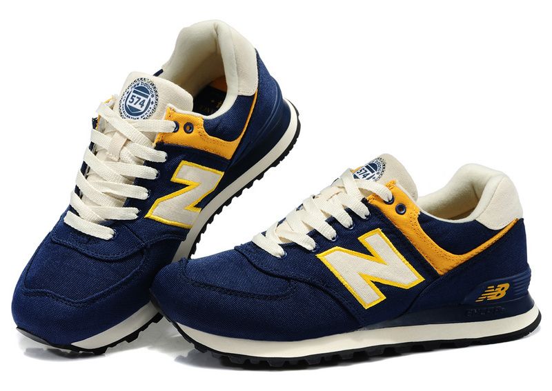 new balance 574 bleu marine et jaune